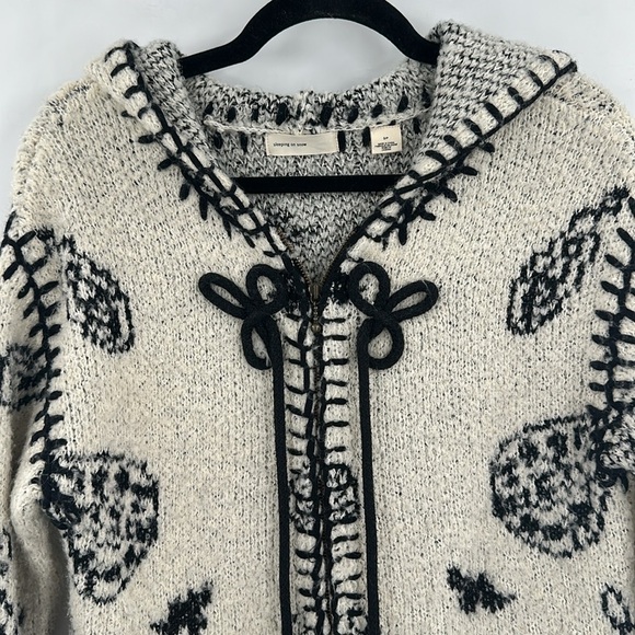 Anthropologie Sleeping On Snow Kajsa Hoodie Sweater Small - Picture 3 of 6